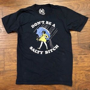 **NEW** “Don’t be a Salty Bitch” Navy Men’s Tee -M
